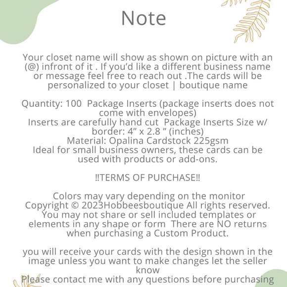 New 4x2.8 Inches Thank You Cards - Picture 4 of 11